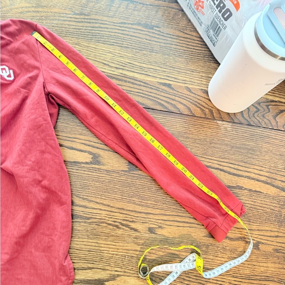 Oklahoma Team Issued Fleece Lined Dri Fit Quarter Zip - Picture 5 of 7